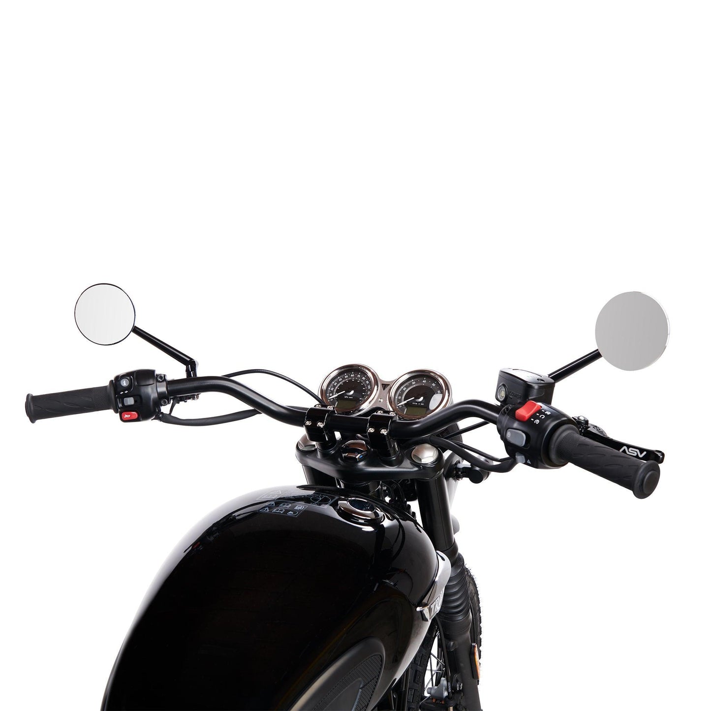 Tracker Handlebar Kit for Triumph Scrambler & Street Cup | Polished Handlebar