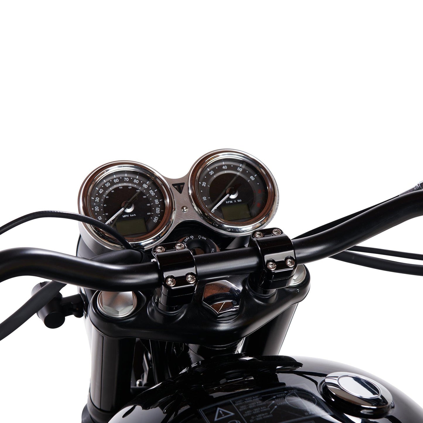 Tracker Handlebar Kit for Triumph Scrambler & Street Cup | Polished Handlebar