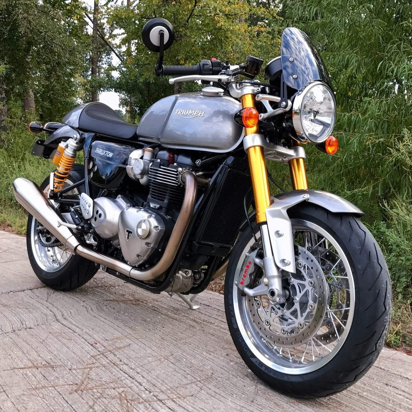 Dart Classic S3 Flyscreen for Triumph Thruxton 1200 | Dark Tint
