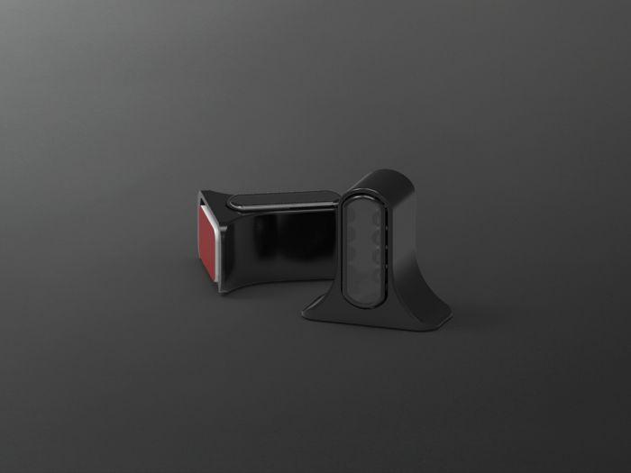 Wunderkind Customs 47mm Fork Leg Covers with LED Mini Blinkers for Triumph Bobber